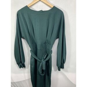 JASAMBAC Women's Bodycon Pencil Dress Office Wear to Work & Night  Green Size S